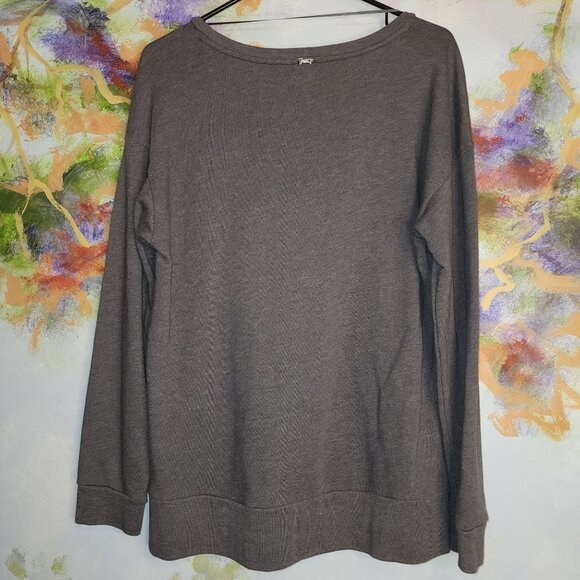 Juicy Couture Women's Grey Sweater With Sequin High Heels Design Size L - Picture 6 of 6